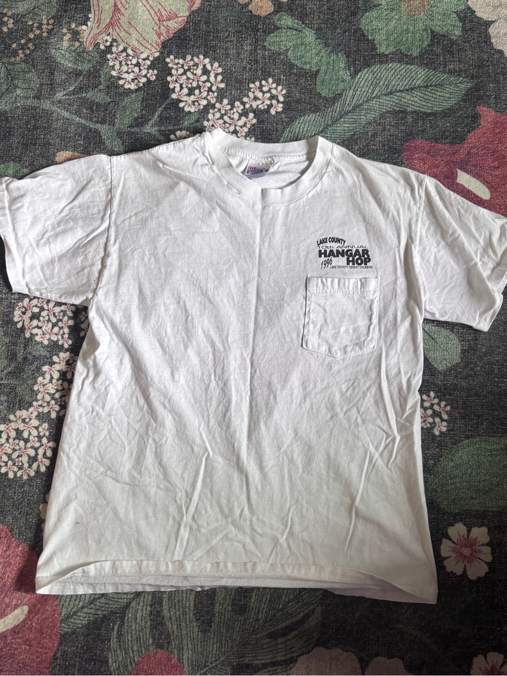 Vintage Lake County Hangar Hop 1996 Tee
